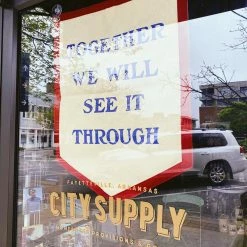 Oxford Pennant: Together We Will See It Through Camp Flag