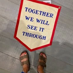 Oxford Pennant: Together We Will See It Through Camp Flag