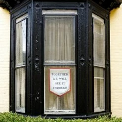 Oxford Pennant: Together We Will See It Through Camp Flag