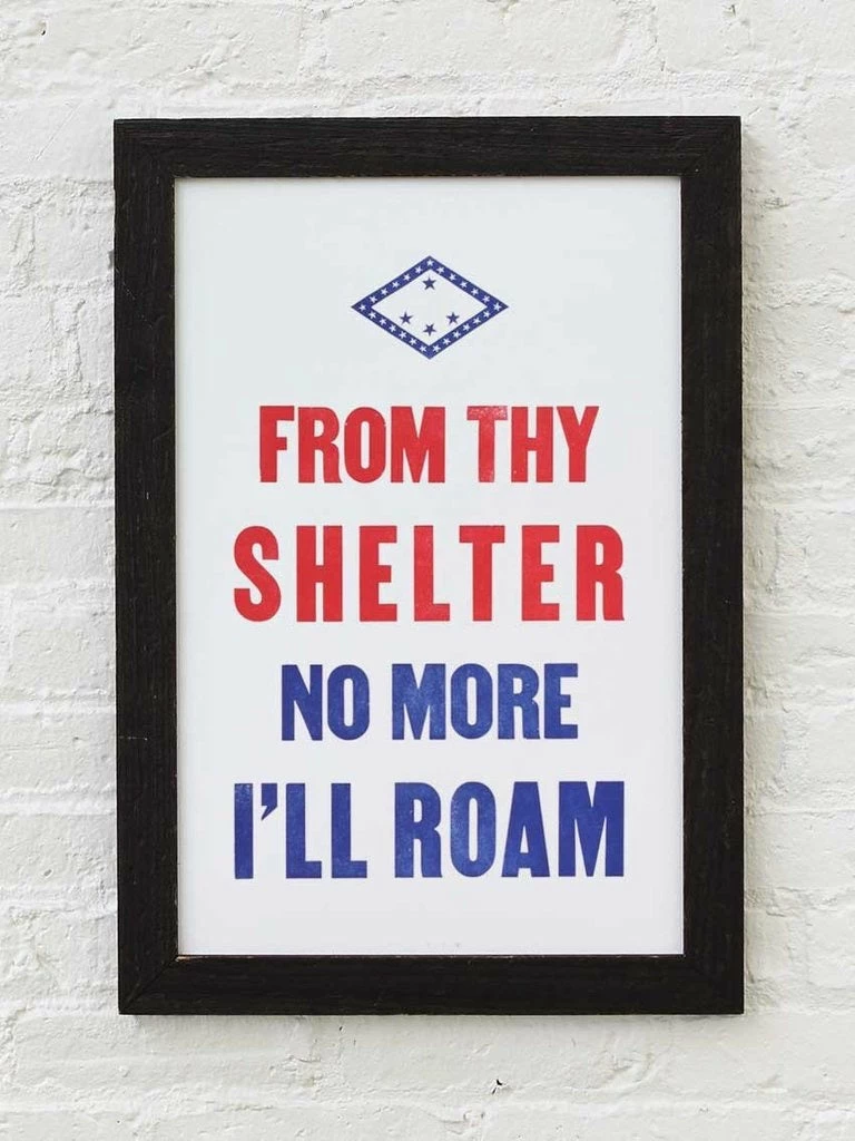 Old Try: From Thy Shelter Print - 13x20