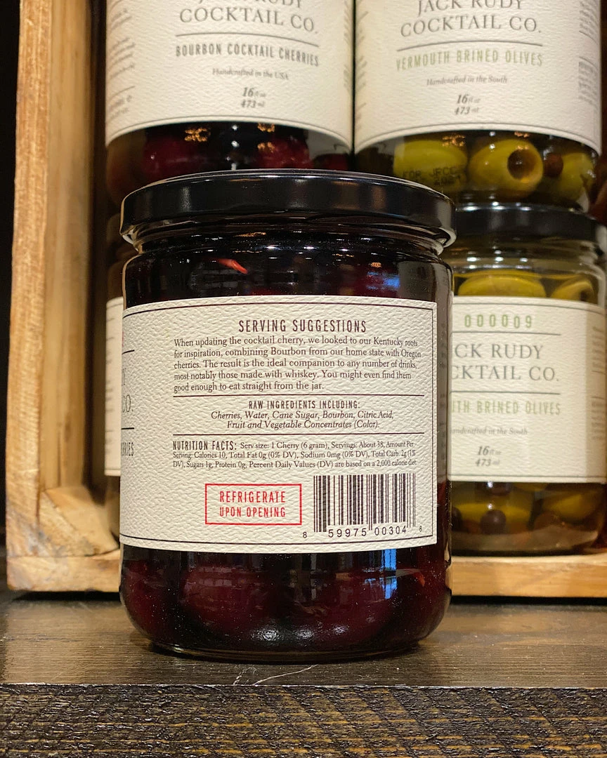 Jack Rudy: Bourbon Cocktail Cherries Gifts For Him
