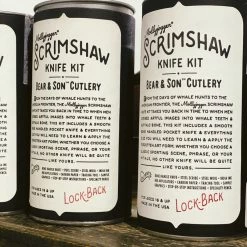 Mollyjogger: Bear & Son Knife + Scrimshaw Kit Lake