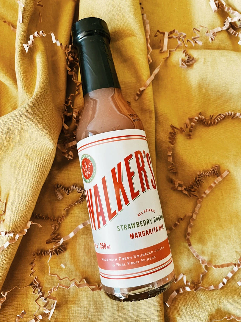 Walker's Feed Store Gifts For Her Walker Feed Co: Strawberry Rhubarb Margarita Mix - 8oz