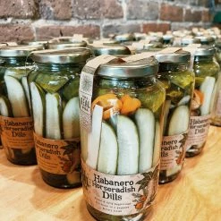 Tequila + Tex Mex The Real Dill: Habanero Horseradish Dill Pickles