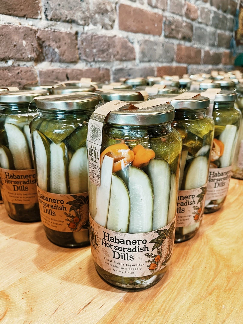 Tequila + Tex Mex The Real Dill: Habanero Horseradish Dill Pickles