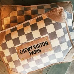 Haute Diggity Dog Checker Chewy Vuiton Bed - Small/Medium