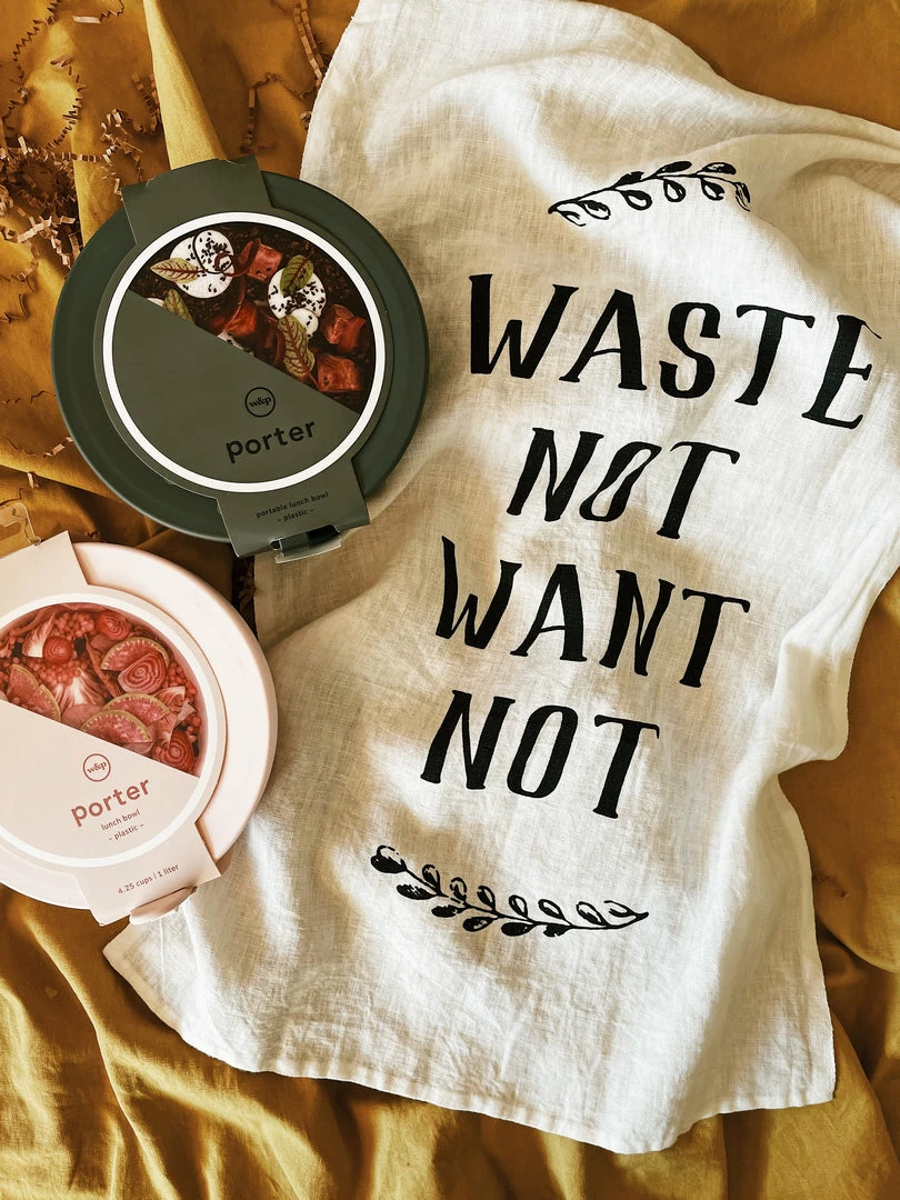 Sir/Madam: Linen Tea Towel - Waste Not