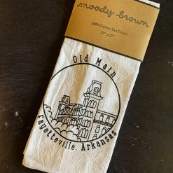 Housewarming Gifts Moody Brown: Old Main Tea Towel
