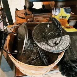 Gifts For Him Lodge: Round Grill Press - 7.5 In