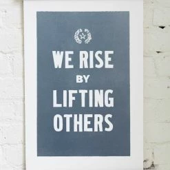 Old Try: We Rise Print - 13x20 The Old Try