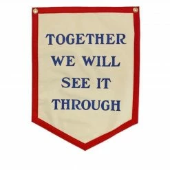 Oxford Pennant: Together We Will See It Through Camp Flag