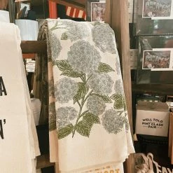 SOUTHERN FRIED DESIGN BARN Hydrangea Kitchen Towel Gifts For Her