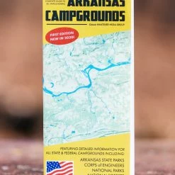 Camp Ark Gifts Under $30 Arkansas Campgrounds Map, 2nd Edition