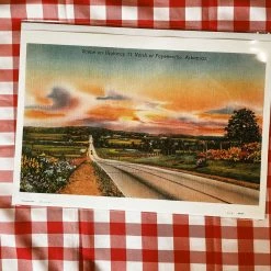 Found Image Highway 71 In Fayetteville, Arkansas Art Print