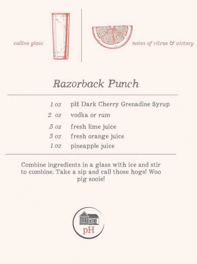 Arkansas Makers Pink House Alchemy: Dark Cherry Grenadine