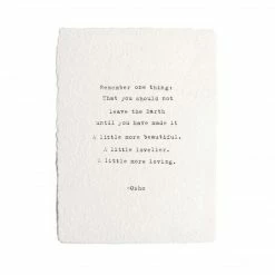 Sugarboo Co Sugarboo & Co: Handmade Paper Print - Osho