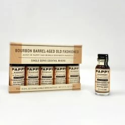 Pappy & Company Pappy & Co: Bourbon Barrel-aged Old Fashioned Mix: Single Serve 5-pack