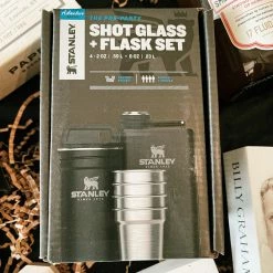 Gifts For Him Stanley: Shot Glass + Flask Set